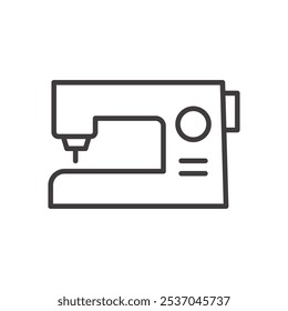 SEWING MACHINE stroke icon in black