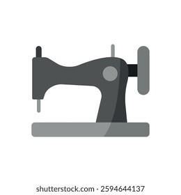 Sewing machine tailor and fashion icon represents precision and creativity, perfect for sewing, tailoring, clothing design, and textile branding.