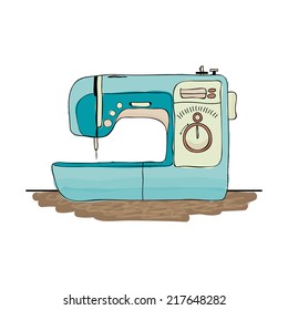 Sewing machine vector