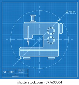 64 Sewing machine blueprint Images, Stock Photos & Vectors | Shutterstock