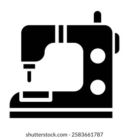 Sewing Machine Vector Glyph Icon Vector Design