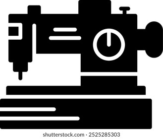 Sewing machine Vector Icon Design Symbol