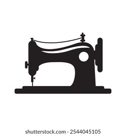 Sewing Machine vector icon.simple flat black trendy style illustration for web and app..eps
