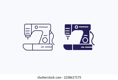 Sewing Machine vector illustration icon
