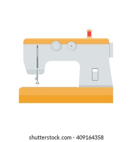 sewing machine vector illustration isolated on a white background