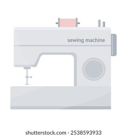 Sewing machine vector illustration. Sewing machines can sew clothes and fabrics.