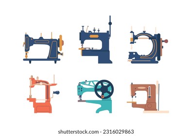 Sewing Machines Mechanical Devices Used For Stitching Fabric Together, Automate The Process With A Needle And Thread