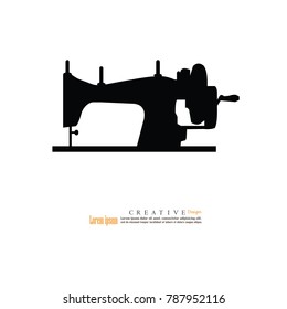 sewing machine.vector illustration.