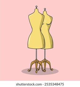 sewing mannequin. needlework. sewing and repairing clothes