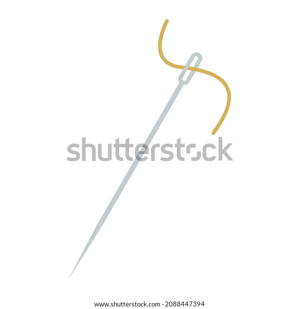 Sewing Needle Clip Art Vector Illustration Stock Vector (Royalty Free ...