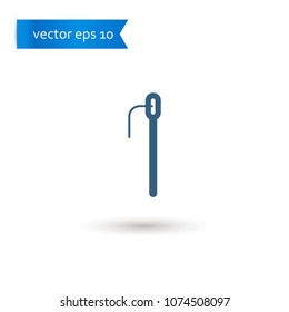 sewing needle. sewing needle icon. sign design. Vector EPS 10.