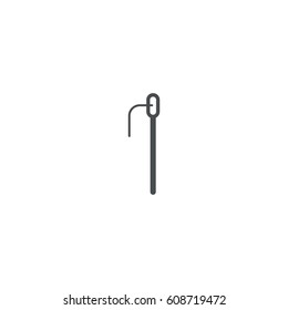 sewing needle icon. sign design
