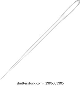 sewing needle illustration isolated vector