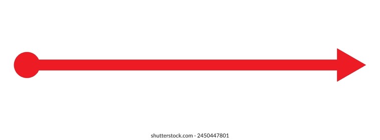 Sewing needle with a long red thread. Vector needle and red thread icon on a white background. Vector illustration. EPS 10