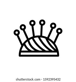 sewing needle machine vector illustration background. sign/symbol tailor element