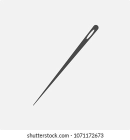 sewing needle vector icon