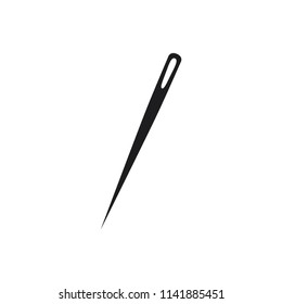 sewing needle vector icon 