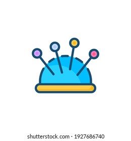 Sewing Needles icon in vector. Logotype