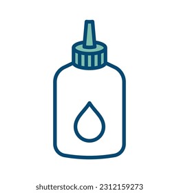 sewing oil icon vector design template in white background