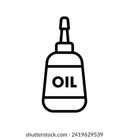 sewing oil icon vector design template simple and clean