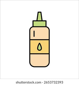 sewing oil vector icon line template