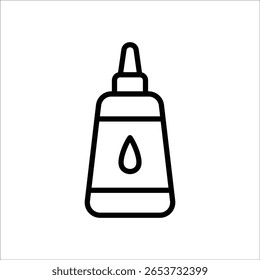 Plantilla de línea de icono de Vector de aceite de costura