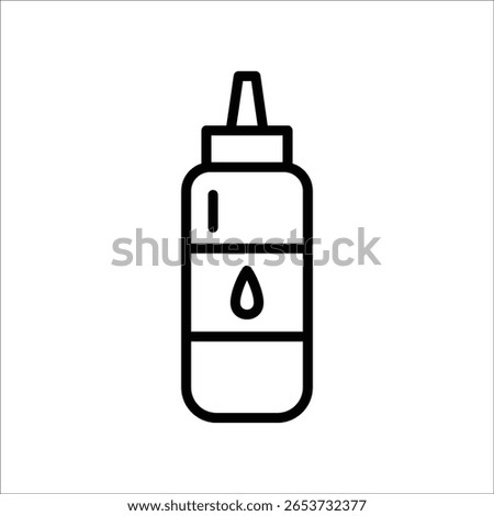 sewing oil vector icon line template