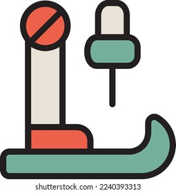 Ein Nähteilsymbol ist ein grafisches Symbol, das eine bestimmte Komponente oder ein Element darstellt, die beim Nähen verwendet wird. perfekt für das Design von Benutzeroberflächen oder das Design sozialer Medien