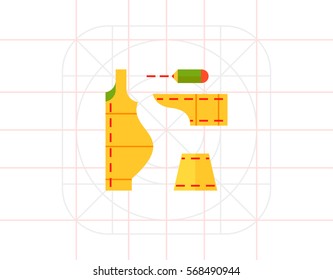 Sewing Pattern Icon