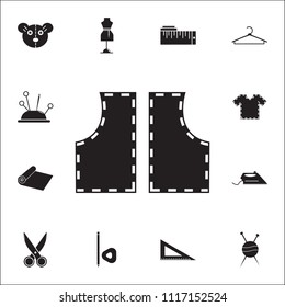 Sewing pattern icon. Detailed set of Handmade icons. Premium quality graphic design sign. One of the collection icons for websites, web design, mobile app on white background