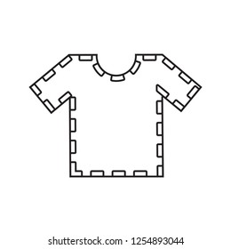 Sewing pattern icon. Element of cyber security for mobile concept and web apps icon. Thin line icon for website design and development, app development