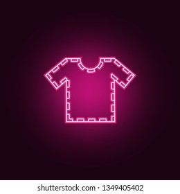Sewing pattern icon. Elements of Handmade in neon style icons. Simple icon for websites, web design, mobile app, info graphics