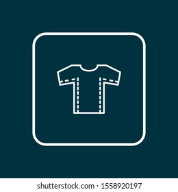 Sewing pattern icon line symbol. Premium quality isolated textile element in trendy style.