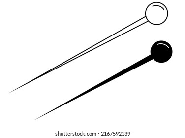 Sewing Pin Icon Set Isolated On Stock Vector Royalty Free 2167592139 Sewing Pin Icon Set Isolated On Stock Vector Royalty Free 2167592139