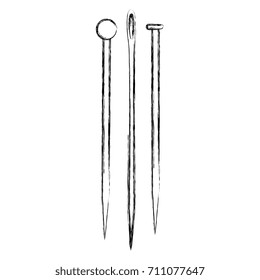 sewing pin with needles