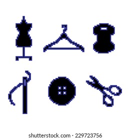 Sewing Pixel icons