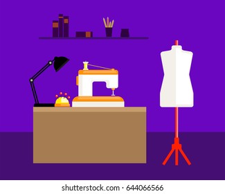 Sewing room
