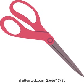 Sewing scissors accessory vector illustration