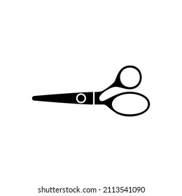 Sewing Scissors Icon Isolated On White Background. Vector Illustration.