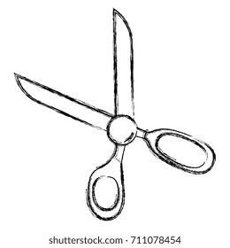 sewing scissors isolated icon