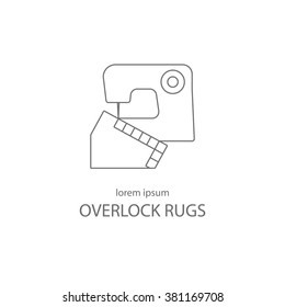Sewing shop design templates. Modern easy to edit logo template. Vector logo design series.