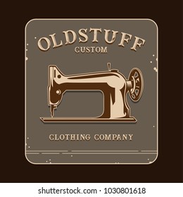 Sewing / Singer Machine Old Stuff Poster Design
Can Be Used For Brand, Poster, Badge, Banner