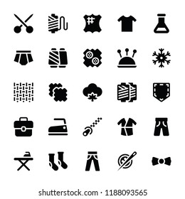 
Sewing and Stitching Solid Icons 
