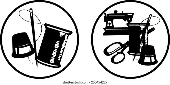 Sewing symbols