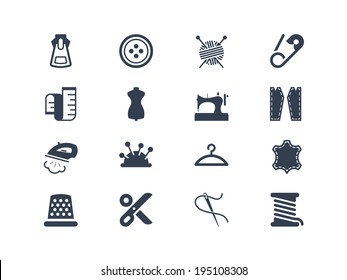 Sewing And Tailor Icons