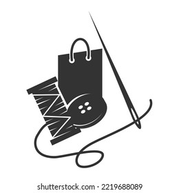 Sewing tailor logo  Icon Illustration Brand Identity