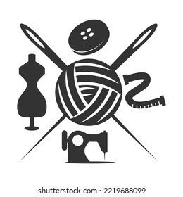 Sewing tailor logo  Icon Illustration Brand Identity