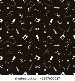 sewing tailor seamless fabric pattern