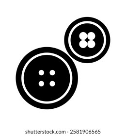 Sewing and tailoring equipment - set of thin line web button icons. Button icon collection. Simple vector illustration.