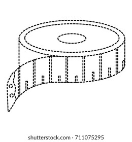 sewing tape measure icon
